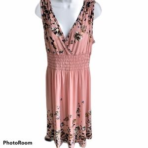 Jon & Anna Knee Length Pink Dress XL